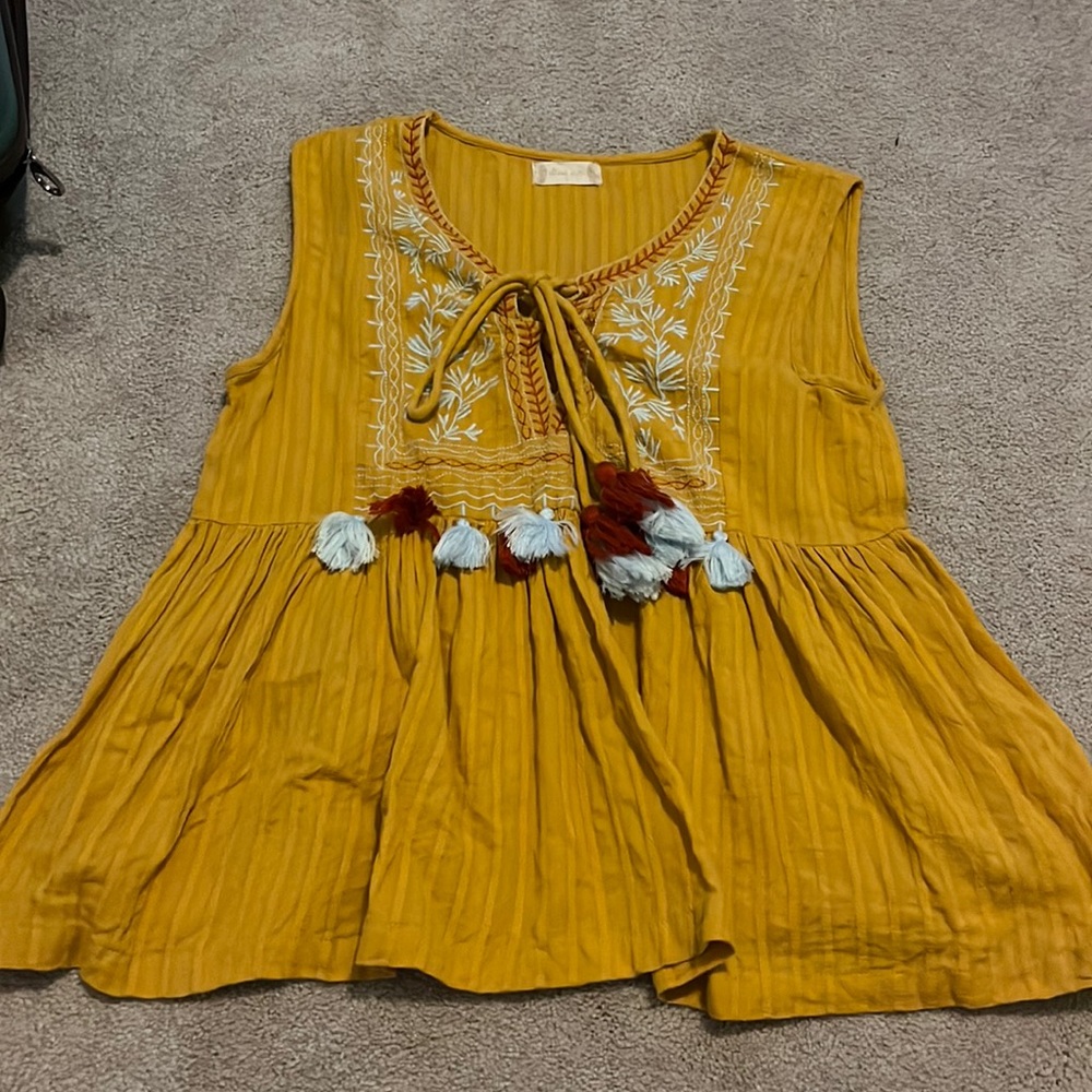 altard state small blouse yellow
